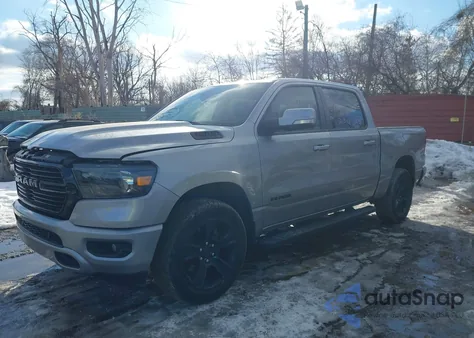 2020 Ram 1500 Big Horn 4X4 5'7 Box из США, поврежденный, VIN 1C6SRFFT7LN234427
